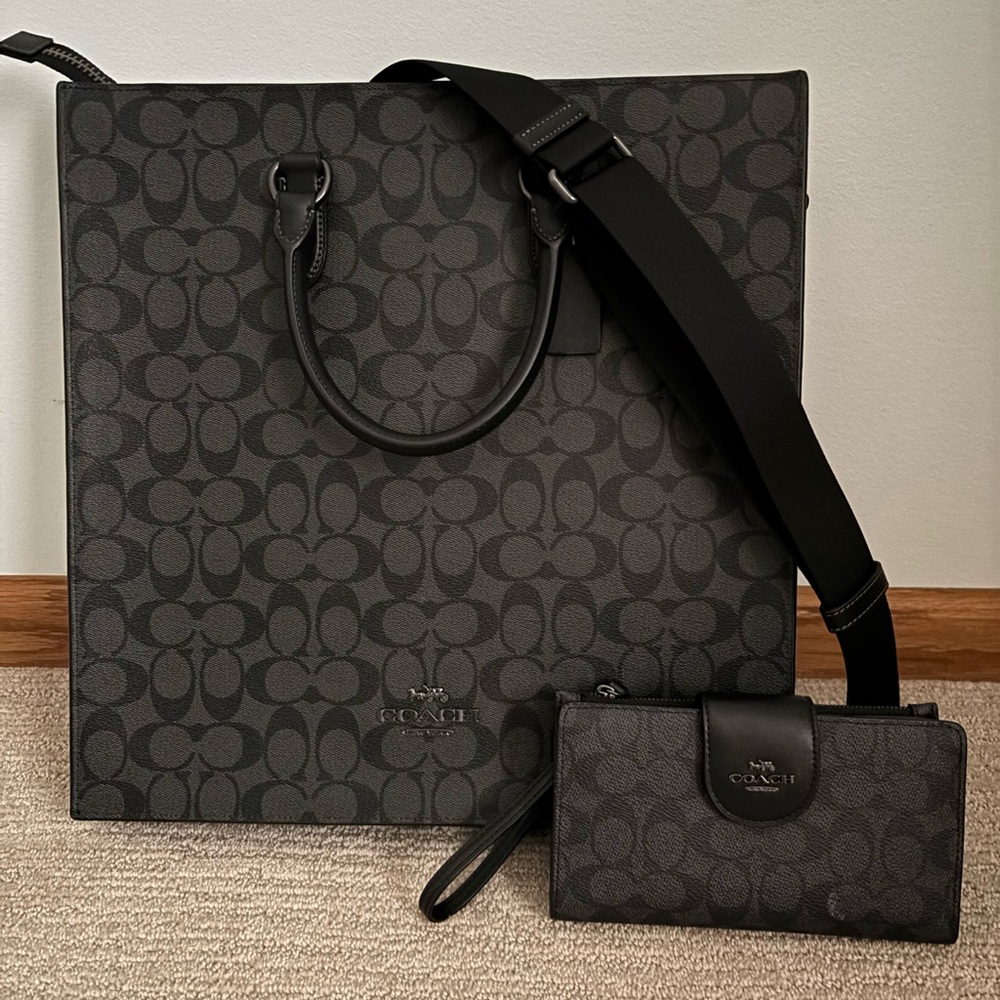 Coach Dylan Tote + Wallet (NWT)
